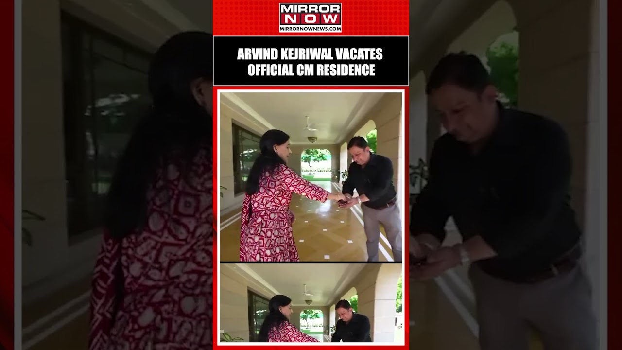 Arvind Kejriwal Vacates Official CM Residence, Moves To New Residence |#shorts