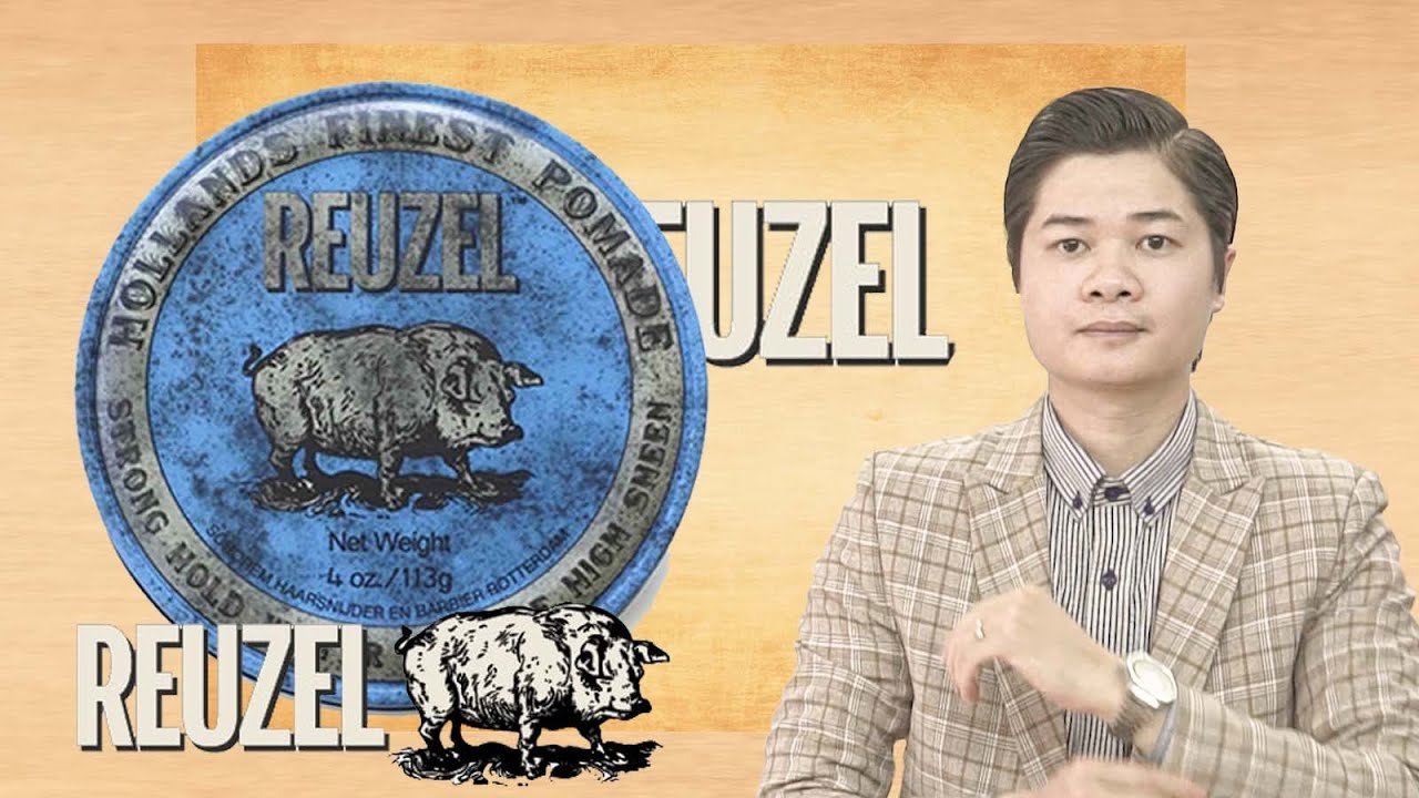 REUZEL BLUE STRONG HOLD WATER SOLUBLE HIGH SHEEN TUONG BARBER in HA NOI VIET NAM