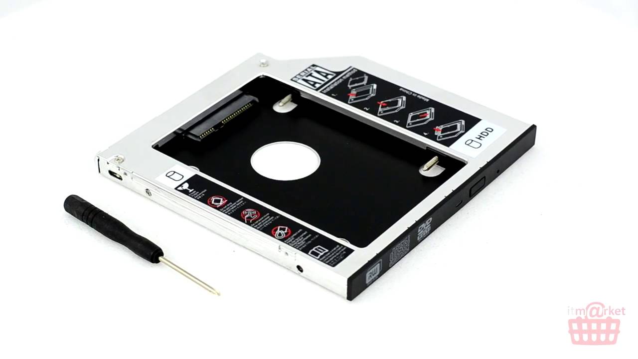 KIESZEŃ 2,5 HDD 9,5mm SATA SSD + ZAŚLEPKA + ŚRUBOKRĘT - KB15