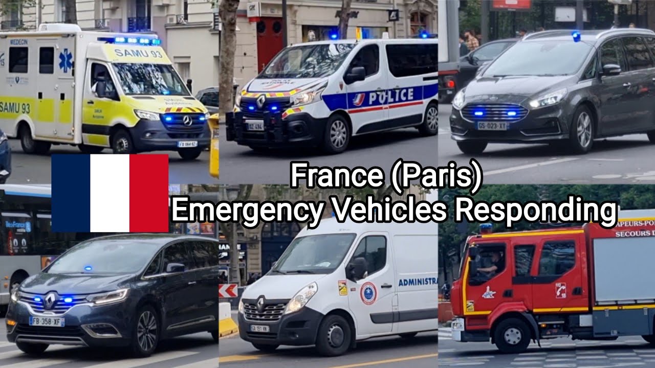 [Paris] French Emergency Vehicles Responding