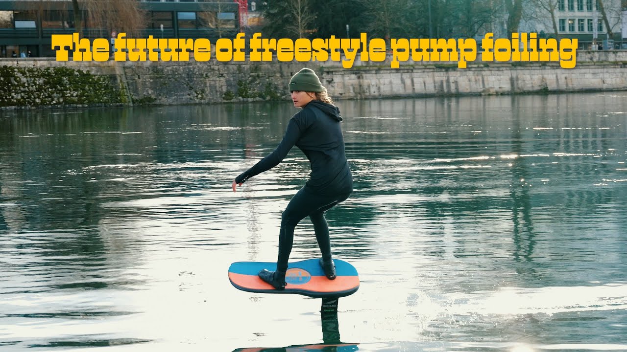 The Swiss freestyle pumpfoiling champion - Robert Von Roll