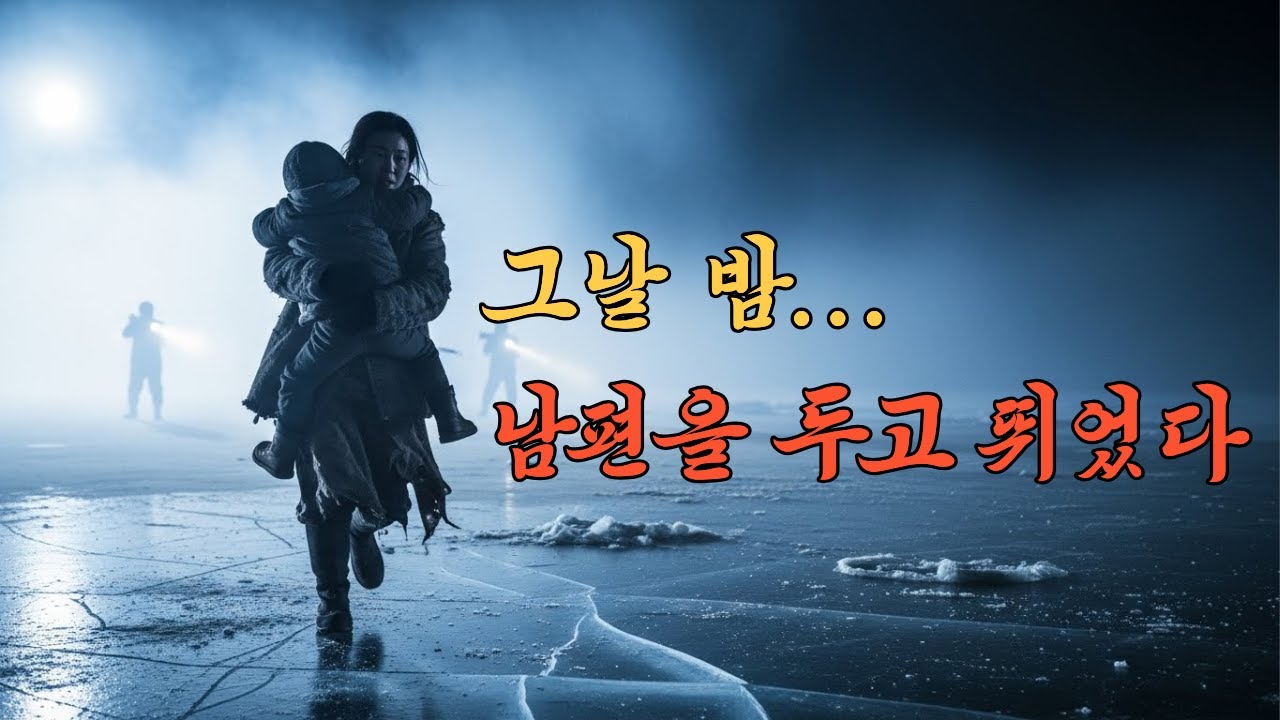 그날 밤 남편을 두고 뛰었다