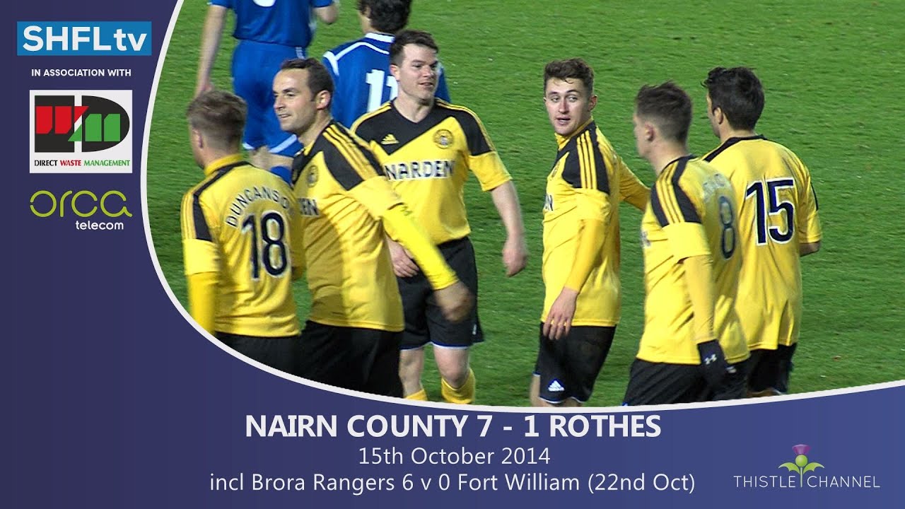 Nairn County v Rothes