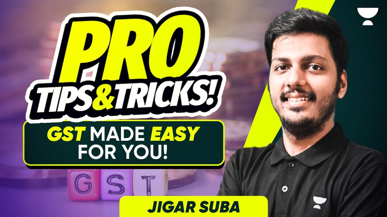Pro Tips and Tricks: GST Made Easy For You 😍 | Jigar Suba
