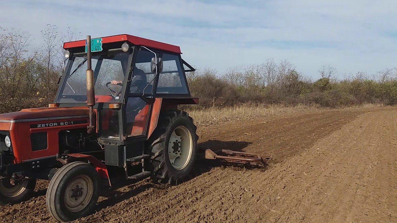 Zetor 5011 drljanje.