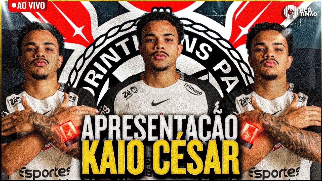 AO VIVO 🔴 TREINO ABERTO DO CORINTHIANS E COLETIVA DE APRESENTAÇÃO DE KAIO CÉSAR