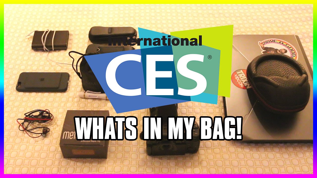 CES 2016 - What's In My Bag! #CES2016