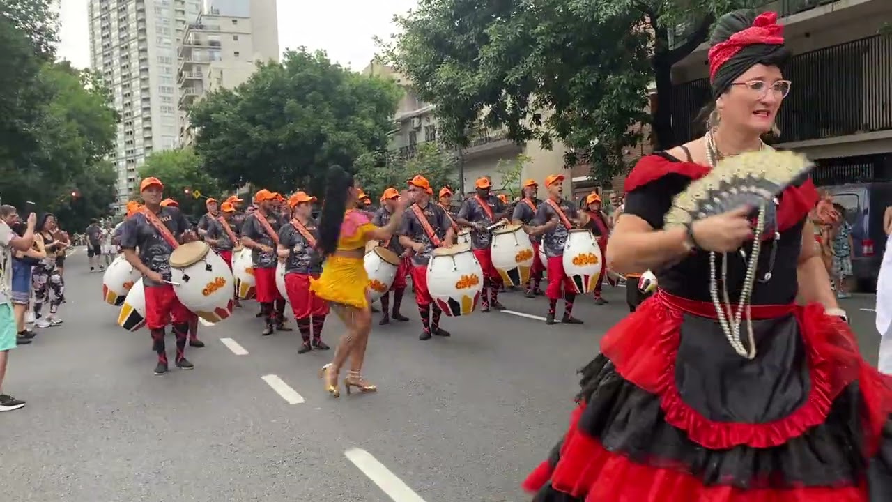 Llamada Madre. La Candela de S.T🔥🔴⚫️🟠🟡part.4 6/12/25  #candombe #uruguay #santelmo #desfile 