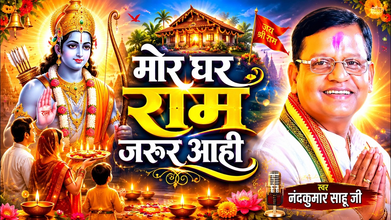 🔴मोर घर राम जरूर आही - नंदकुमार साहू | Mor Ghar Ram Jarur Aahi | NandKumar Sahu Bhajan | HRS CLICKS
