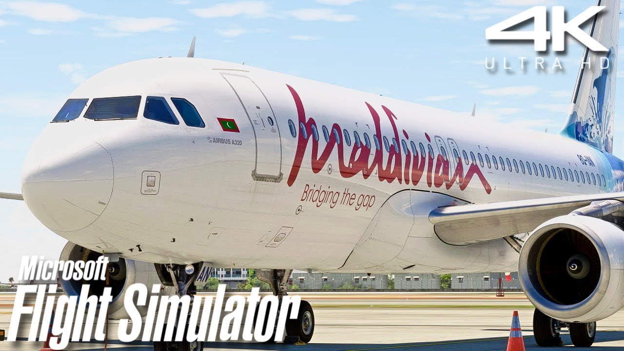 Maldivian Airbus A320 l Cochin ✈️ Male' l Ultimate MSFS Experience l 4K