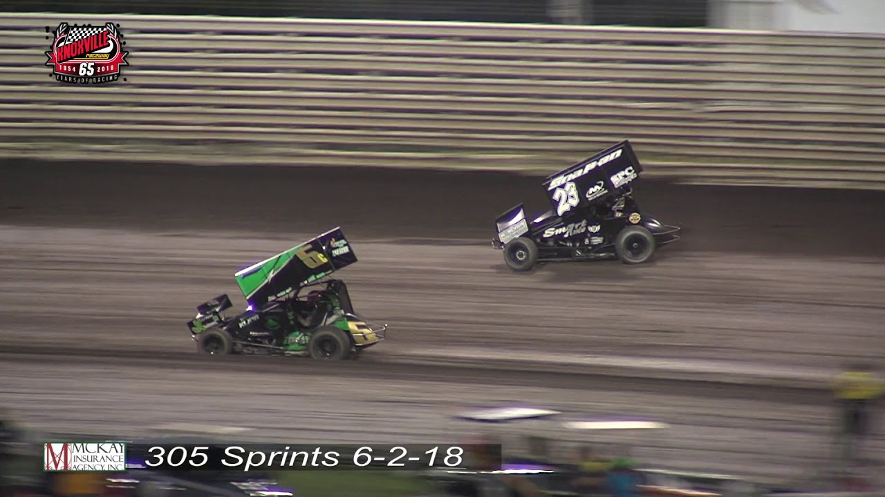 Knoxville Raceway 305 Sprints 6-2-18