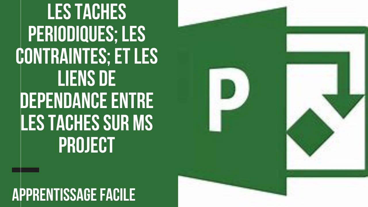 Notions sur les taches periodiques ; les contraintes et les liens de dépendance entre les taches