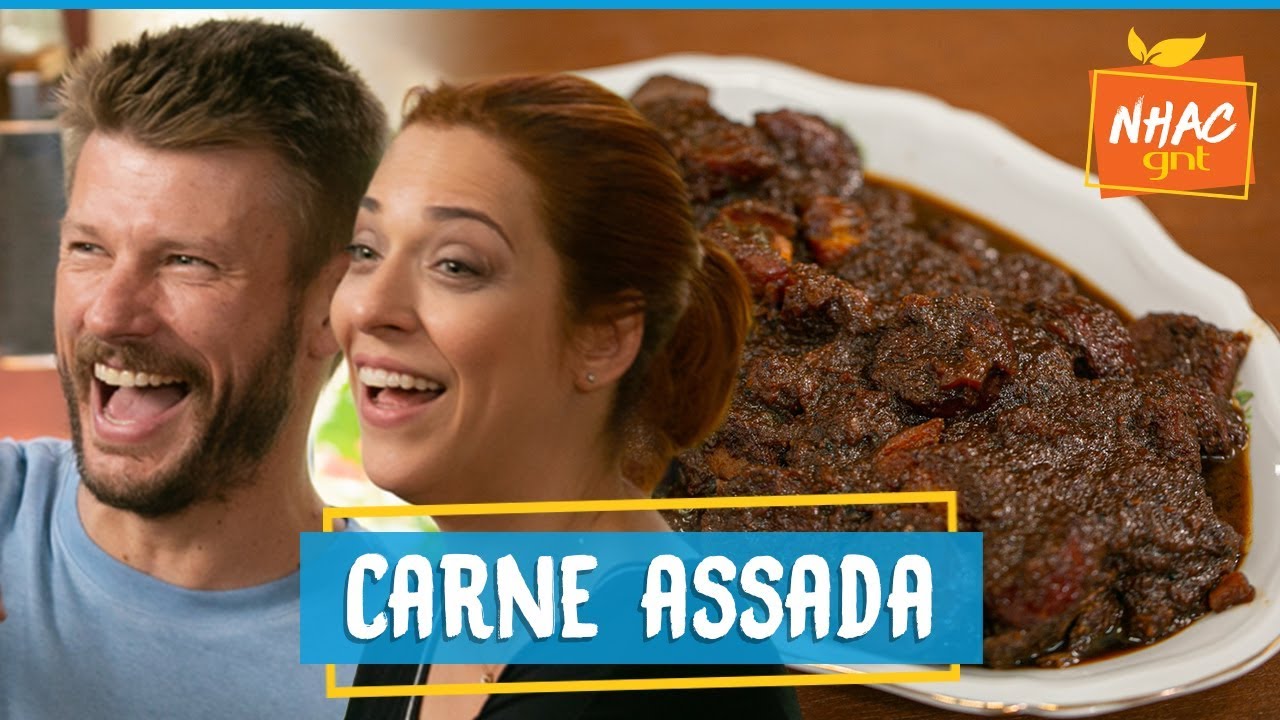 J&uacute;lia Rabello e Hilbert fazem CARNE ASSADA com molho de CERVEJA |Rodrigo Hilbert |Tempero de Fam&iacute;lia