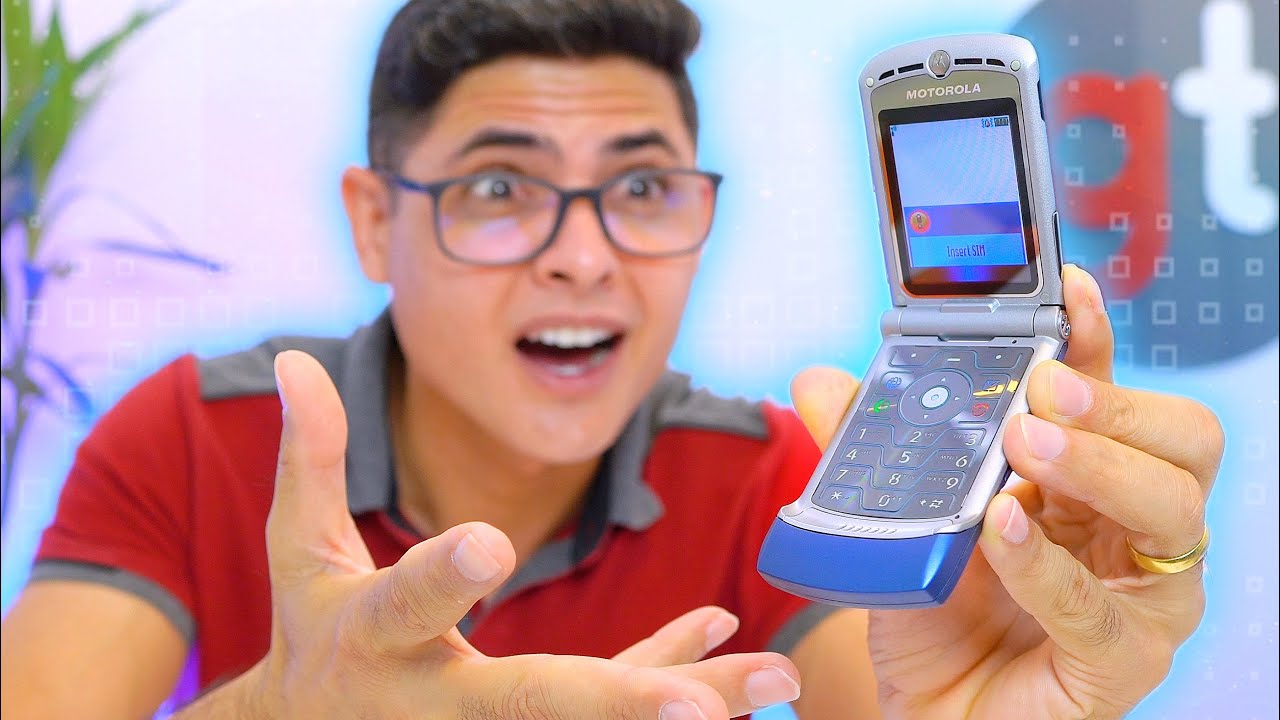 MOTOROLA V3, esse era o DOBRÁVEL TOP da minha ÉPOCA! VOCÊ com certeza QUERIA TER UM!