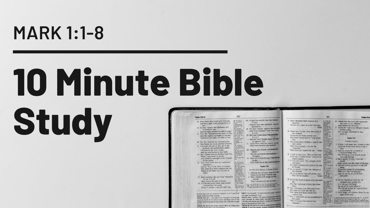 Prepare the Way // Mark 1:1-8 (Mark Ep. 01)