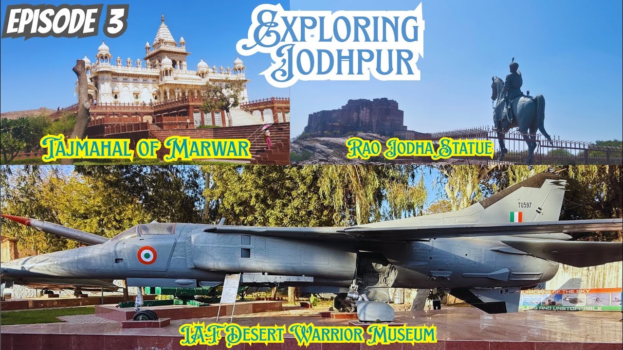 Ep 3 : Exploring Jodhpur 💙 || The TAJ MAHAL of MARWAR || Garam March mein ghume Rajasthan !! #travel