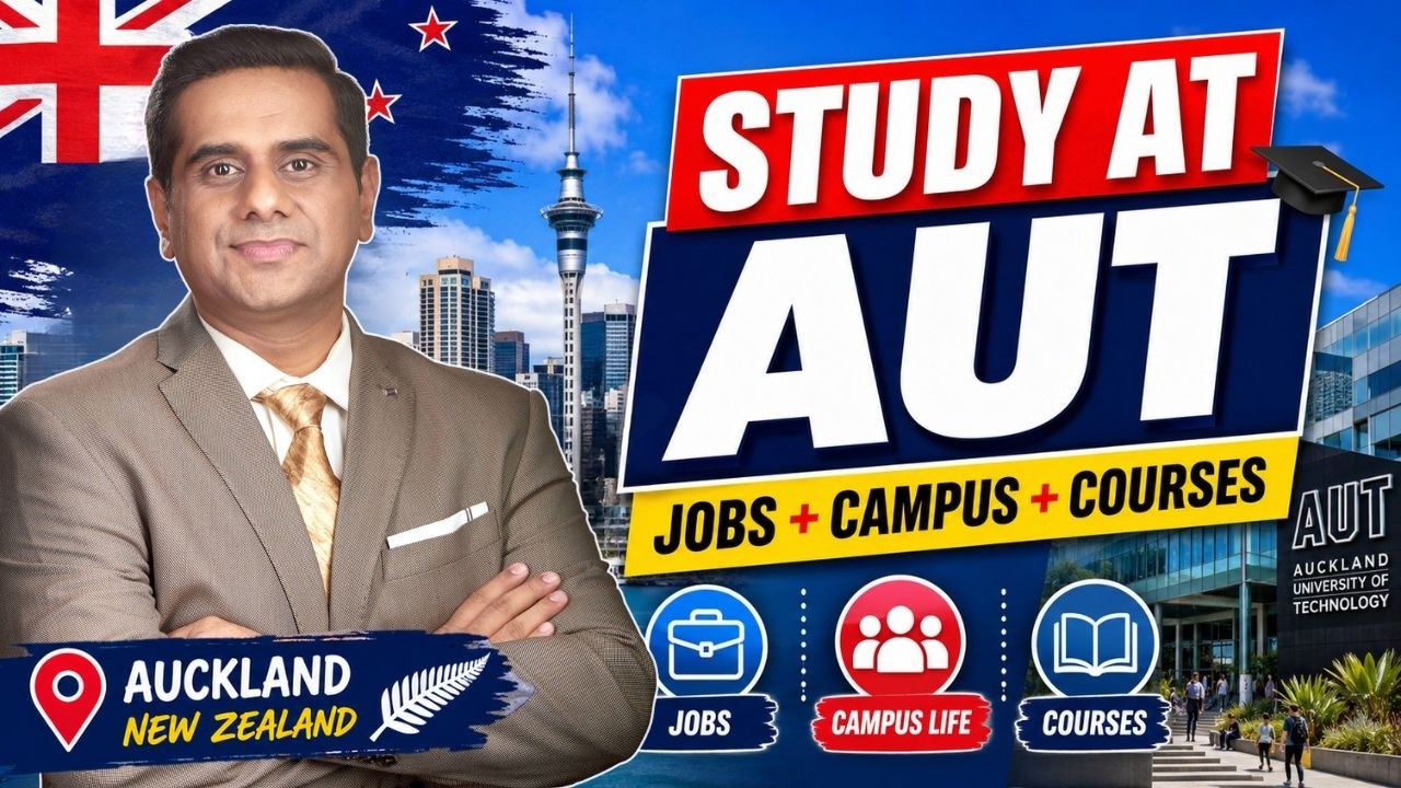 Study in New Zealand 2026 | AUT | Jobs, Campus & Courses