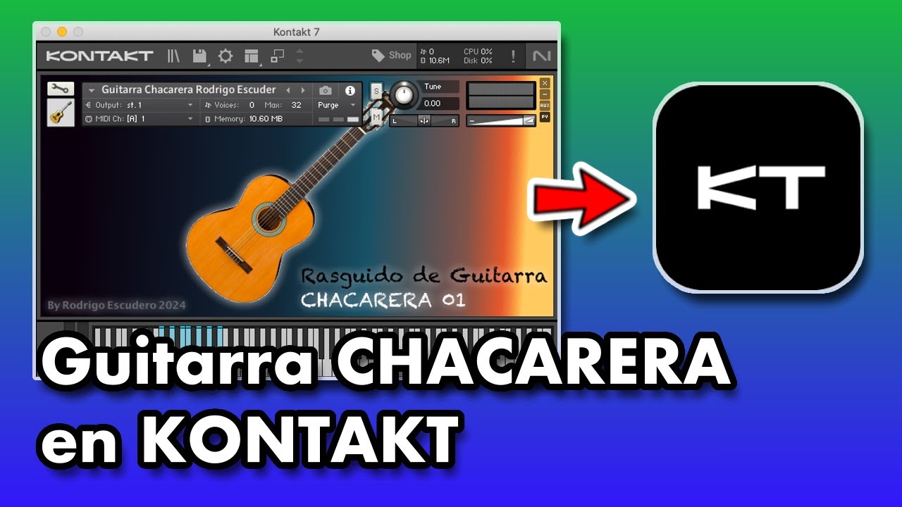 Guitarra CHACARERA para KONTAKT