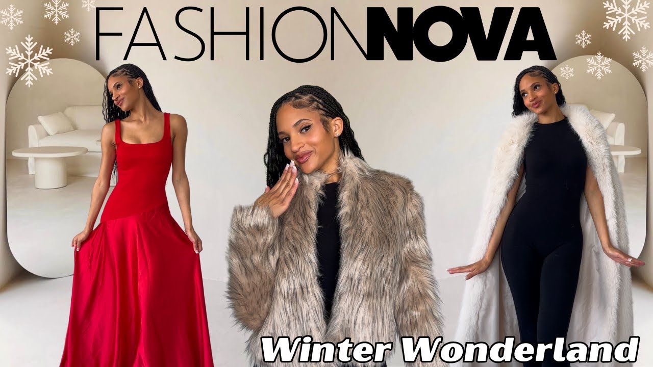 Winter Fashion Essentials ❄️ Cozy Faux Fur Coats & Dresses from Fashion Nova | Stay Chic & Warm!