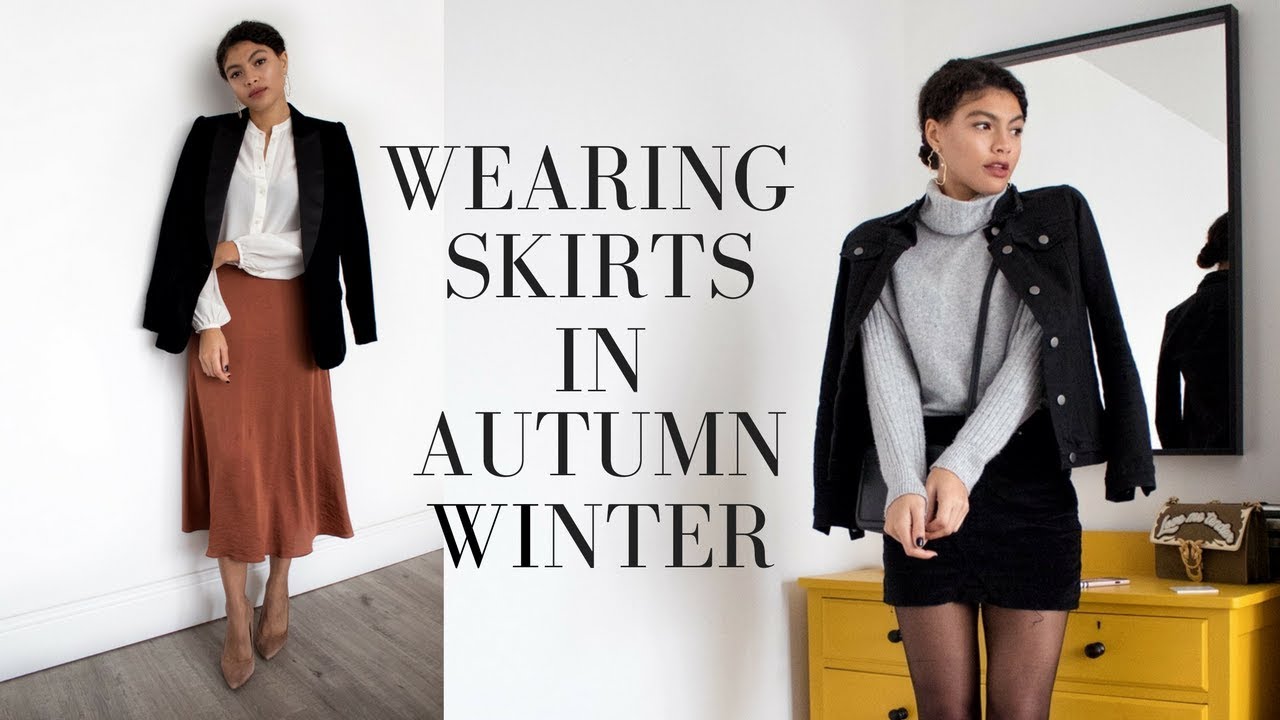 WAYS TO WEAR SKIRTS IN AUTUMN & WINTER | Samio