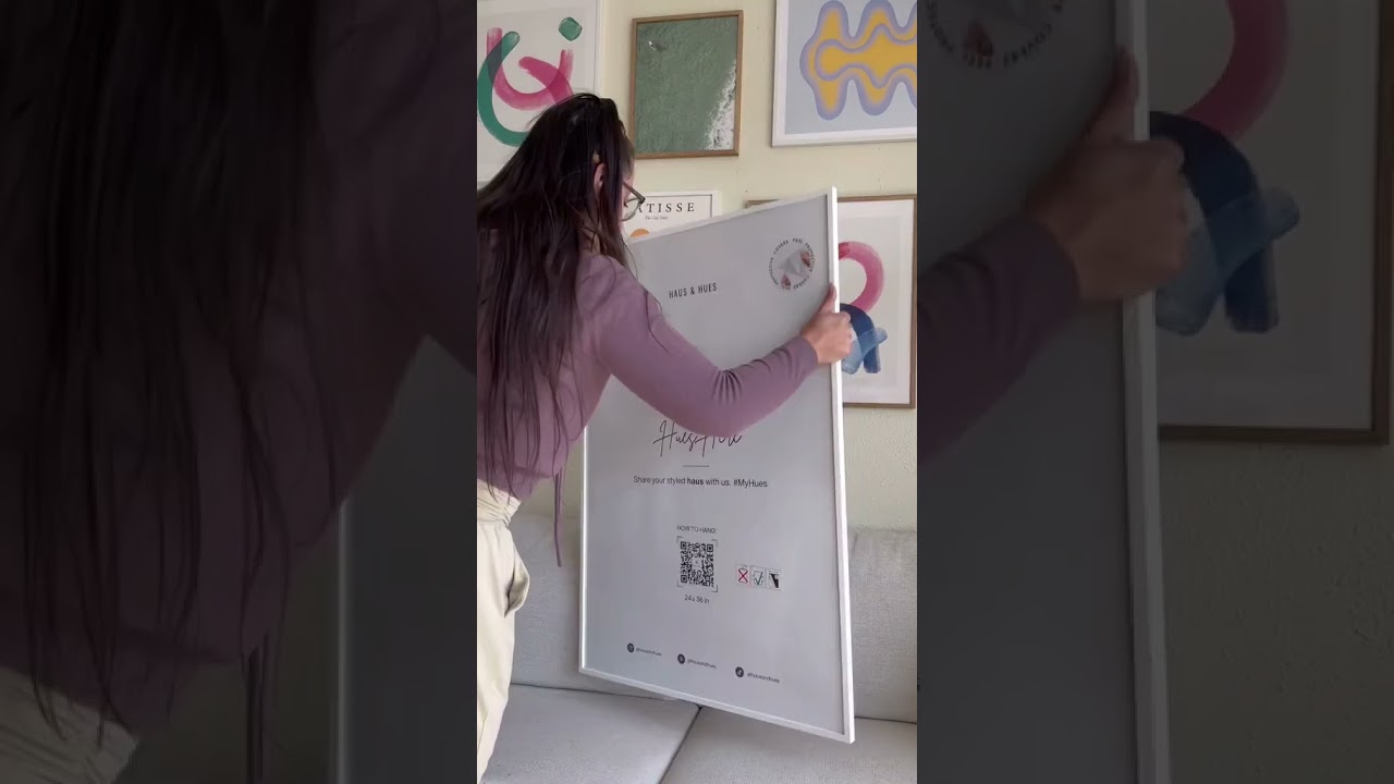 pov: you found the best large art and frame on Amazon! 😎😍 #amazonfinds #shorts