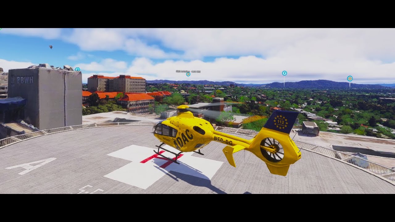 Helicopter flight Brisbane msfs2024