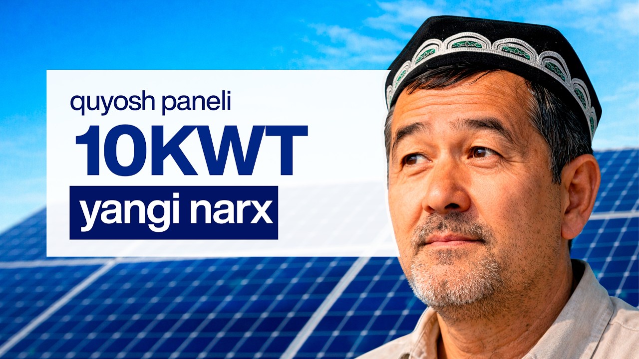 10 kW quyosh panel stansiyasi SIZGA qanchaga tushadi? #quyoshpanel #longiX10 #10kw  #ongrid