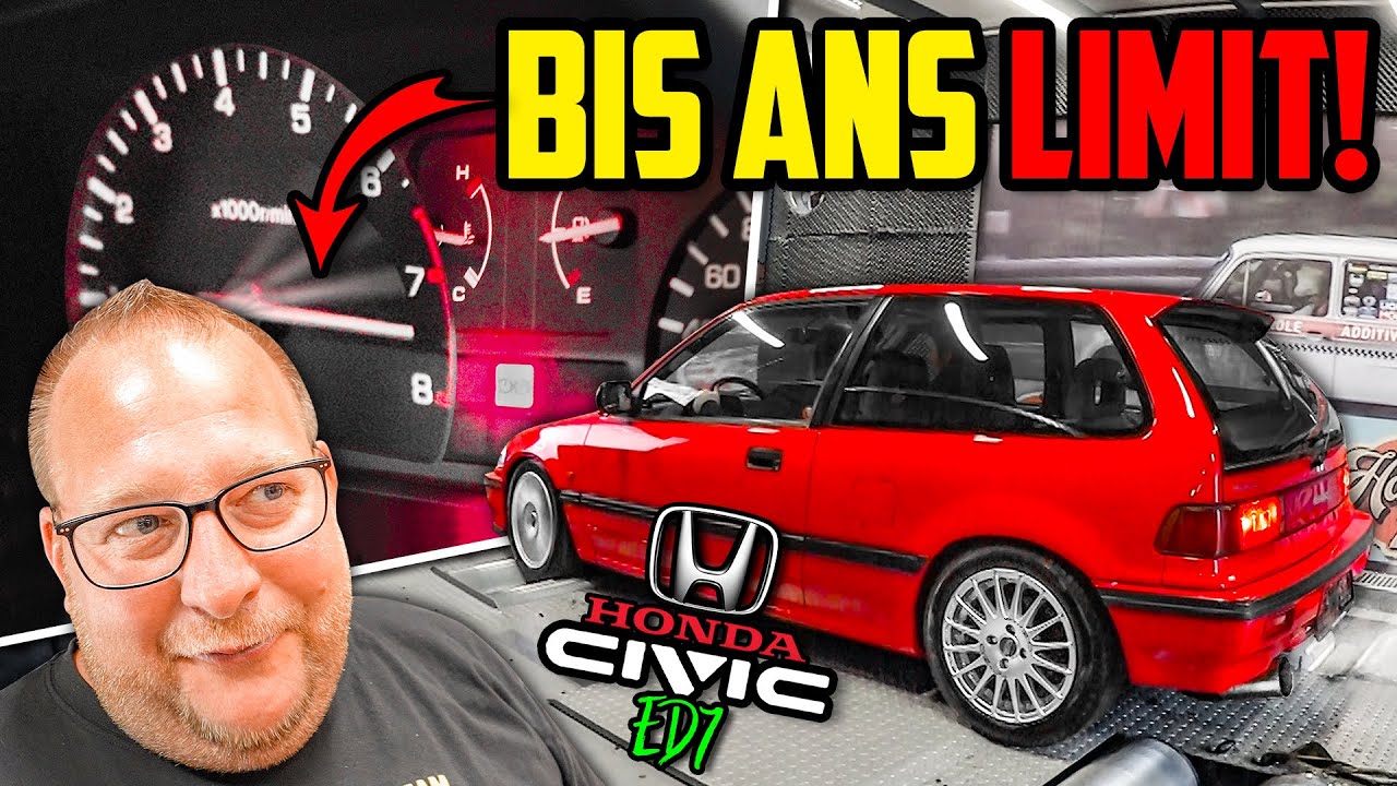 Bis in den LIMITER! - Honda Civic ED7 - Am FALSCHEN Ende GESPART!