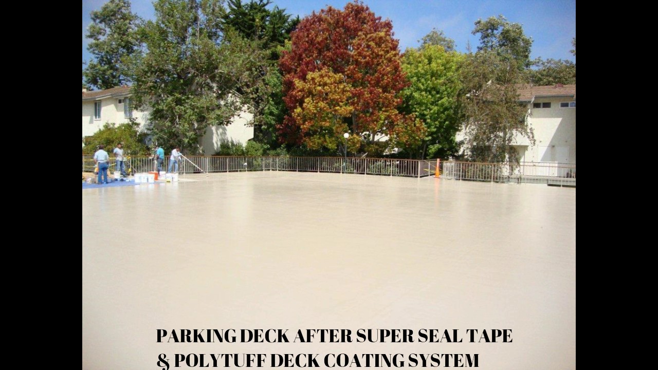 POLYTUFF TOTALLY CRACK & JOINT FREE PARKING DECK