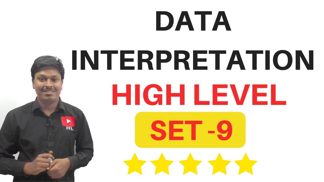 Data Interpretation(DI) High Level || SET-9 || Common For all Competitive Exams
