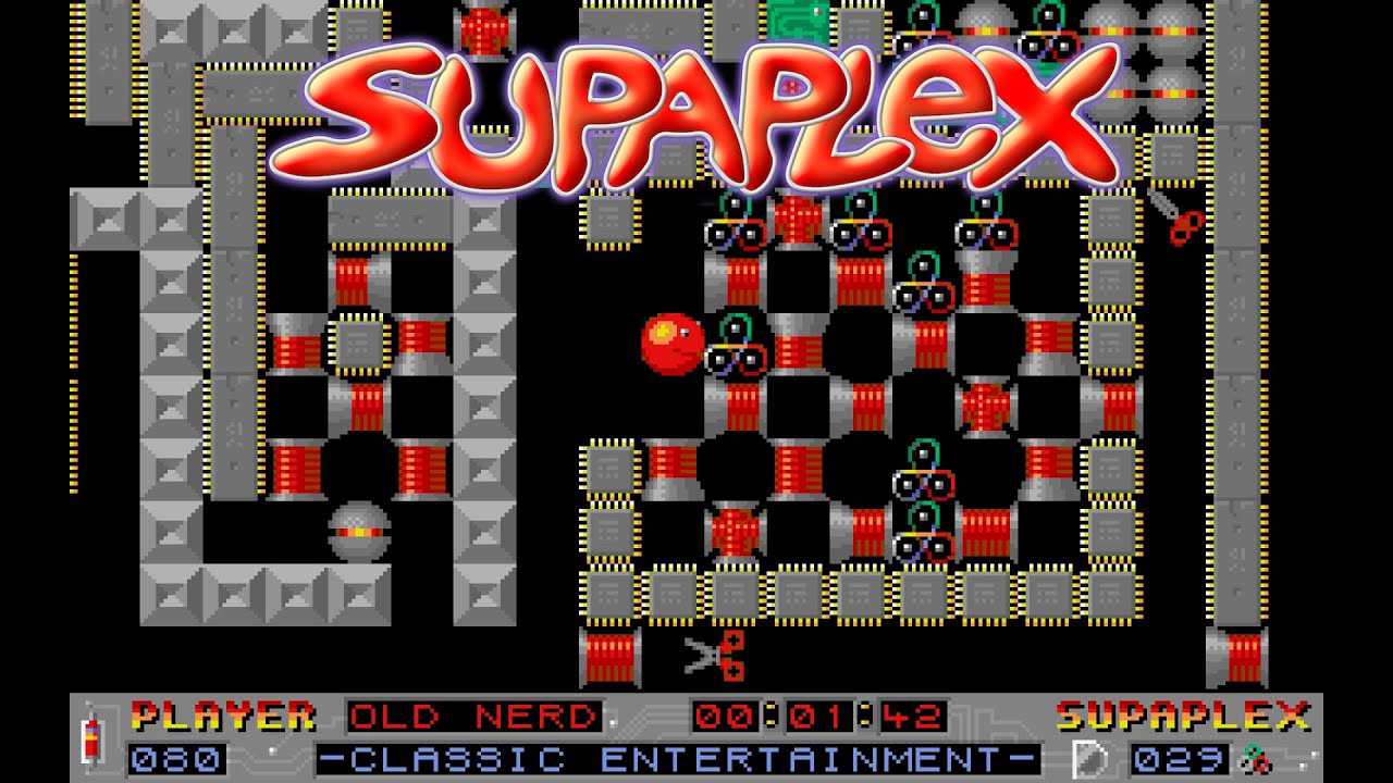 Supaplex | #80 Classic Entertainment | PC (DOS) Gameplay 4K
