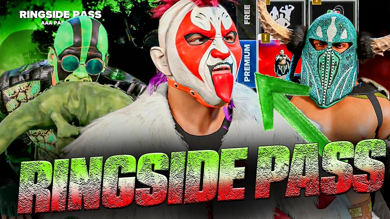 WWE 2K26 FIRST LOOK at AAA and FULL RINGSIDE PASS SEASON 1!