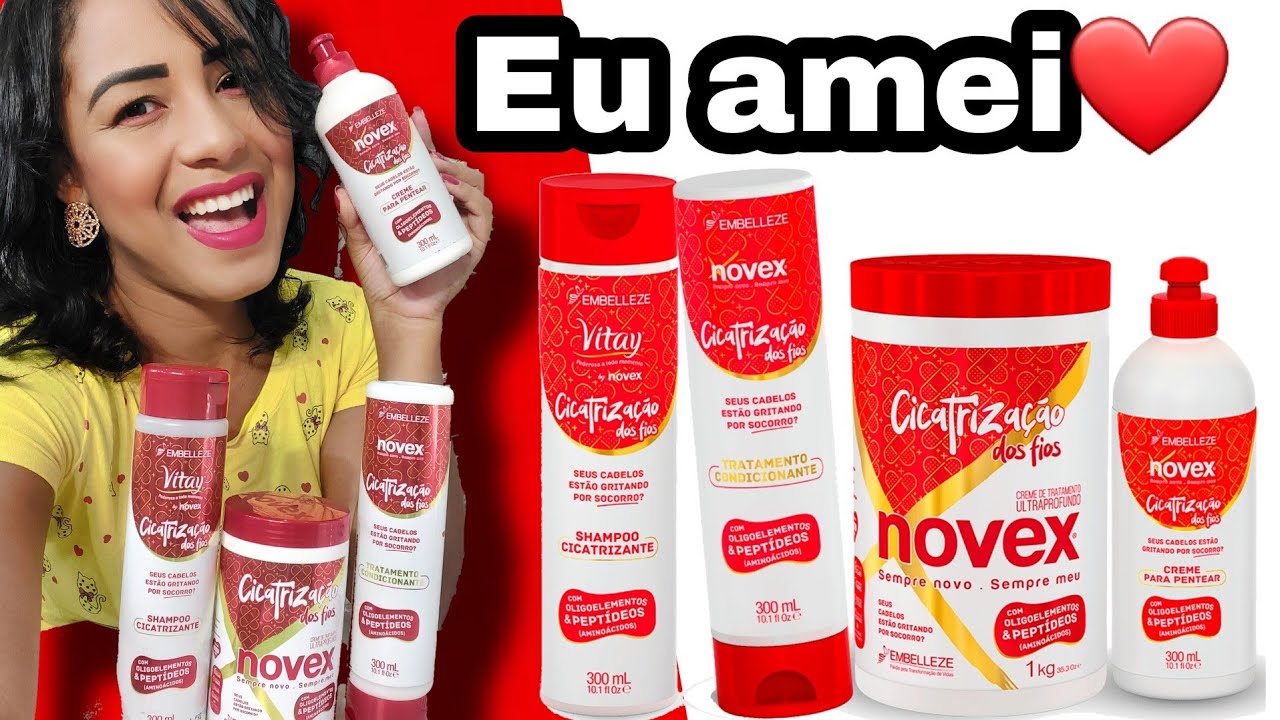 🦋 RESENHA CICATRIZAÇÃO DOS FIOS NOVEX 🦋