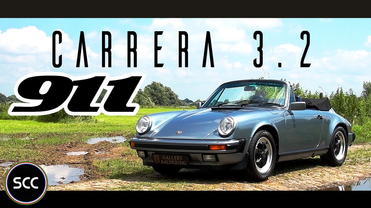 PORSCHE 911 3.2 CARRERA Cabriolet - 1984 - Test drive in top gear | G Model engine sound | SCC TV