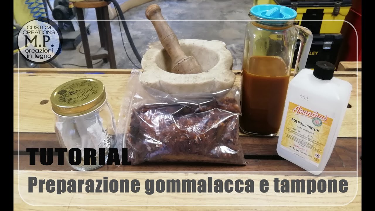 Tutorial - Preparazione gommalacca e del tampone