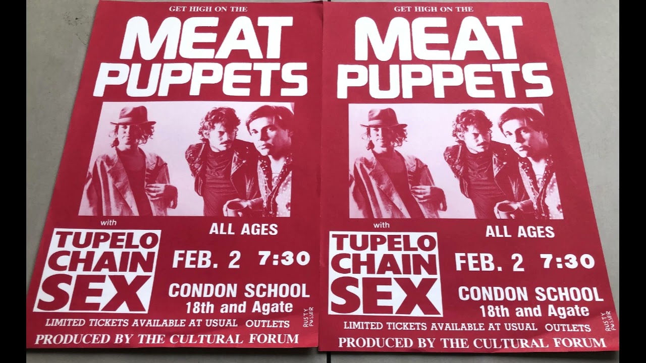 Meat Puppets Live, Condon Auditorium, U of O, Eugene, Oregon Feb 2, 1988 stereo soundboard master