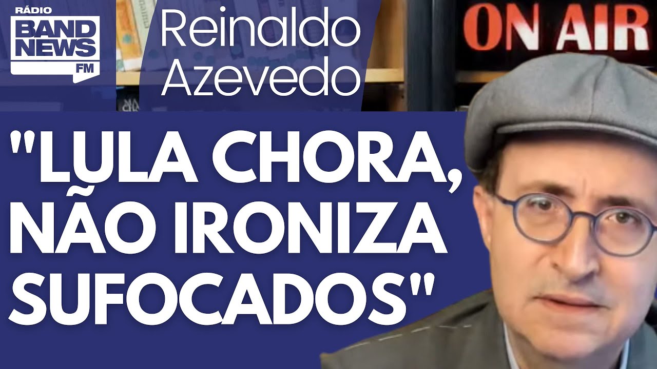 Reinaldo: O Lula que chora ou o Bolsonaro que ironiza os sufocados?