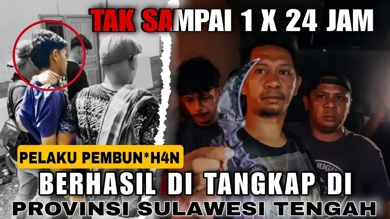 Akhir Pelarian! Pelaku P3mbun*han di Penginapan Kendari Diringkus di Sulteng - Tim Gabungan