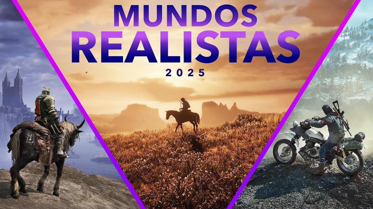 TOP 10 JUEGOS de MUNDO ABIERTO REALISTAS que puedes jugar en 2025 ✅
