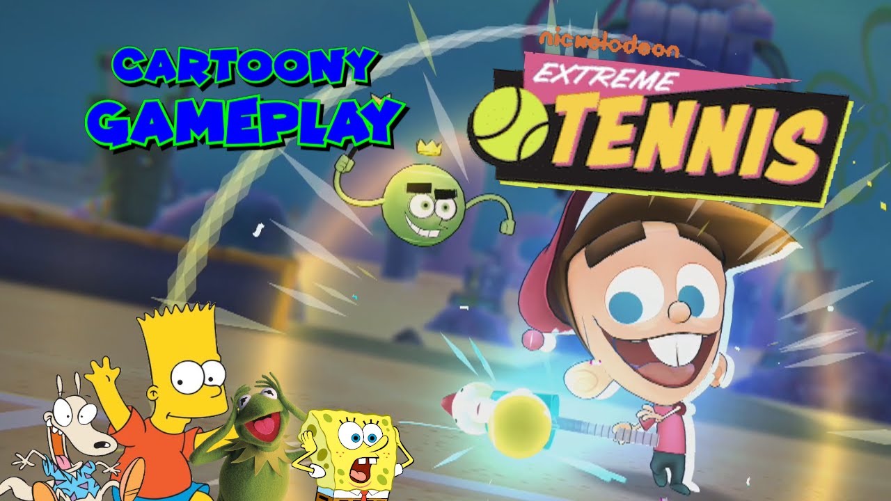Cartoony Gameplay: Nickelodeon Extreme Tennis TIMMY UPDATE