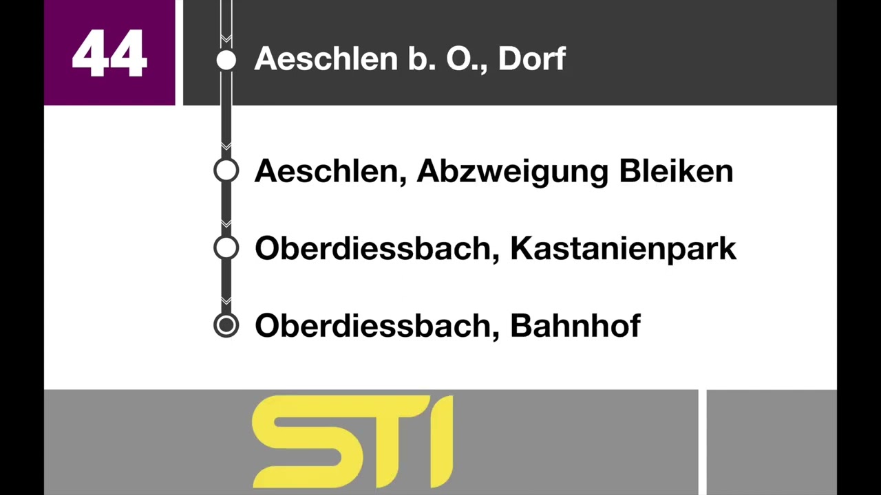 STI Ansagen • 44 • Heimenschwand – Jassbach – Linden – Aeschlen – Oberdiessbach