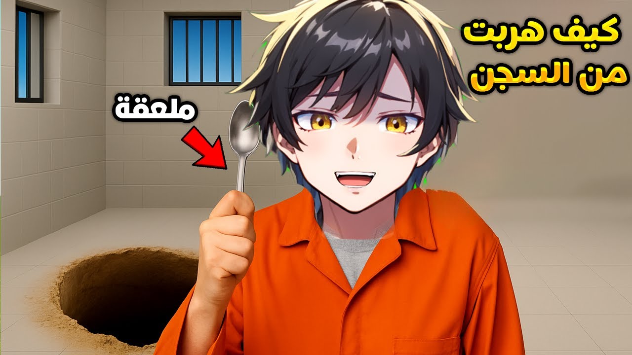 حاولت أهرب من السجن بملعقة شاي 😂🚨 Prison Escape Simulator