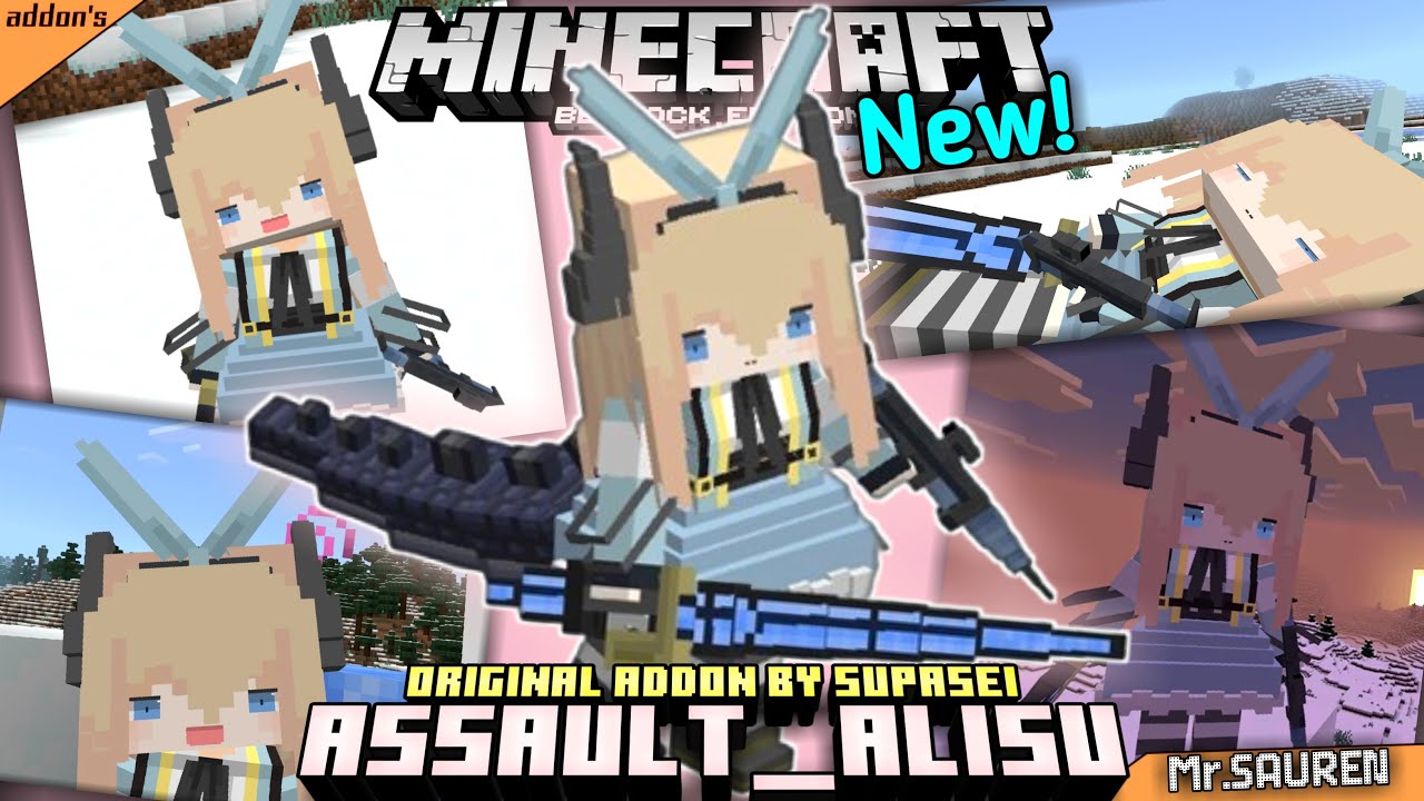 Assault Alisu Chibi Cute💓[V1.0.2] @Supasei1023 ❗Mods & Addons Minecraft PE/BE 1.21.130+