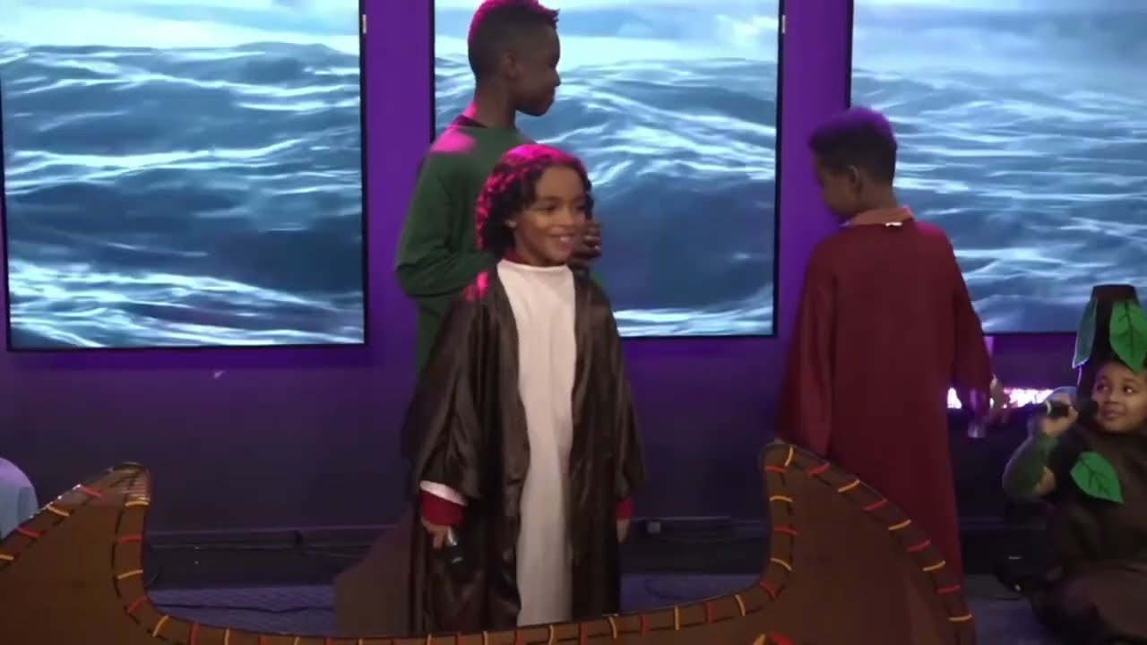 The three trees. A Christmas play by the Church City Kids.