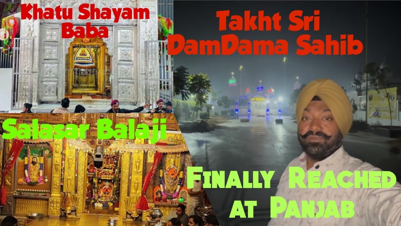 Very Heavy Fog Road Trip From Rajasthan to Panjab, Khatu Shayam ji & Salasar Balaji  Darsan #vlog  9