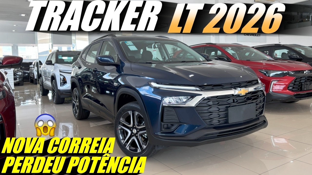 NOVO TRACKER LT 2026 - Vers&atilde;o quase de entrada e bem equipada! Ganhou nova correia e perdeu pot&ecirc;ncia