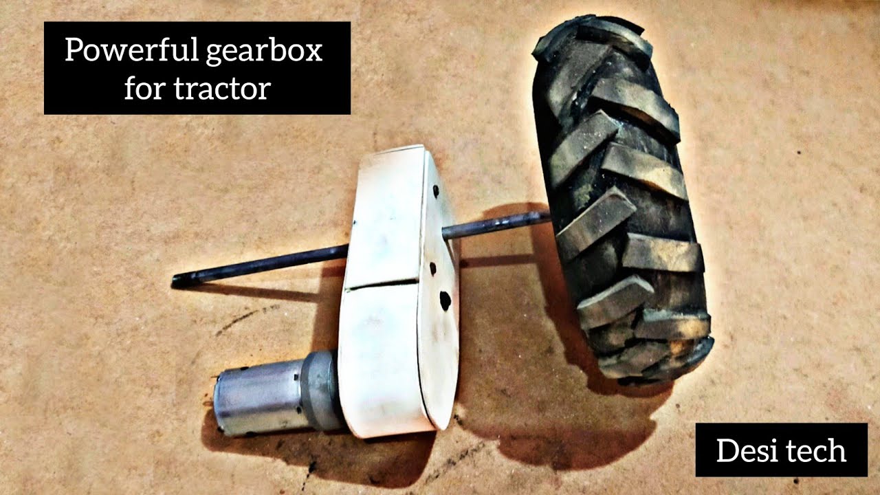 How to make powerful Gearbox at home for tractor model