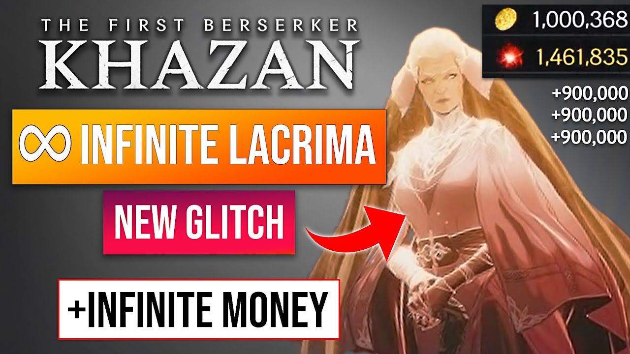 INFINITE LACRIMA GLITCH | The First Berserker Khazan XP Farm | 900k Per Minute! #soulslike