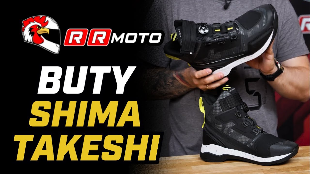 SHIMA TAKESHI - sneakersy motocyklowe