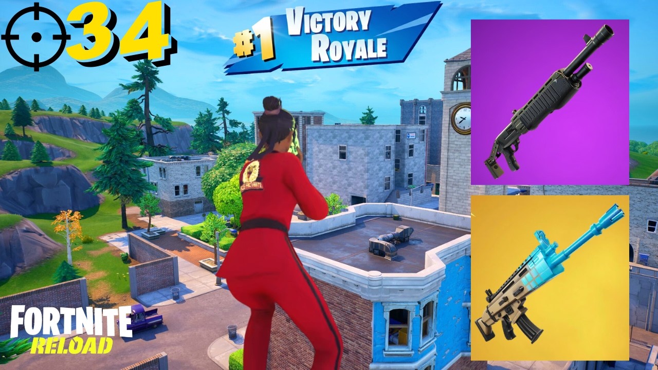 34 Kills SQUAD RELOAD (Fortnite Chapter 7 PS5 Controller) #fortnite